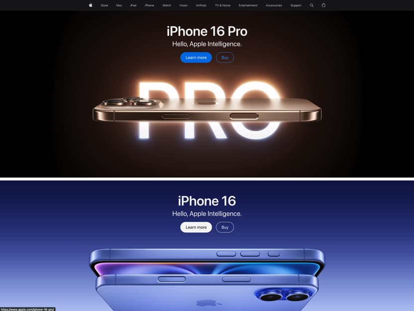 Appleの公式Webサイト