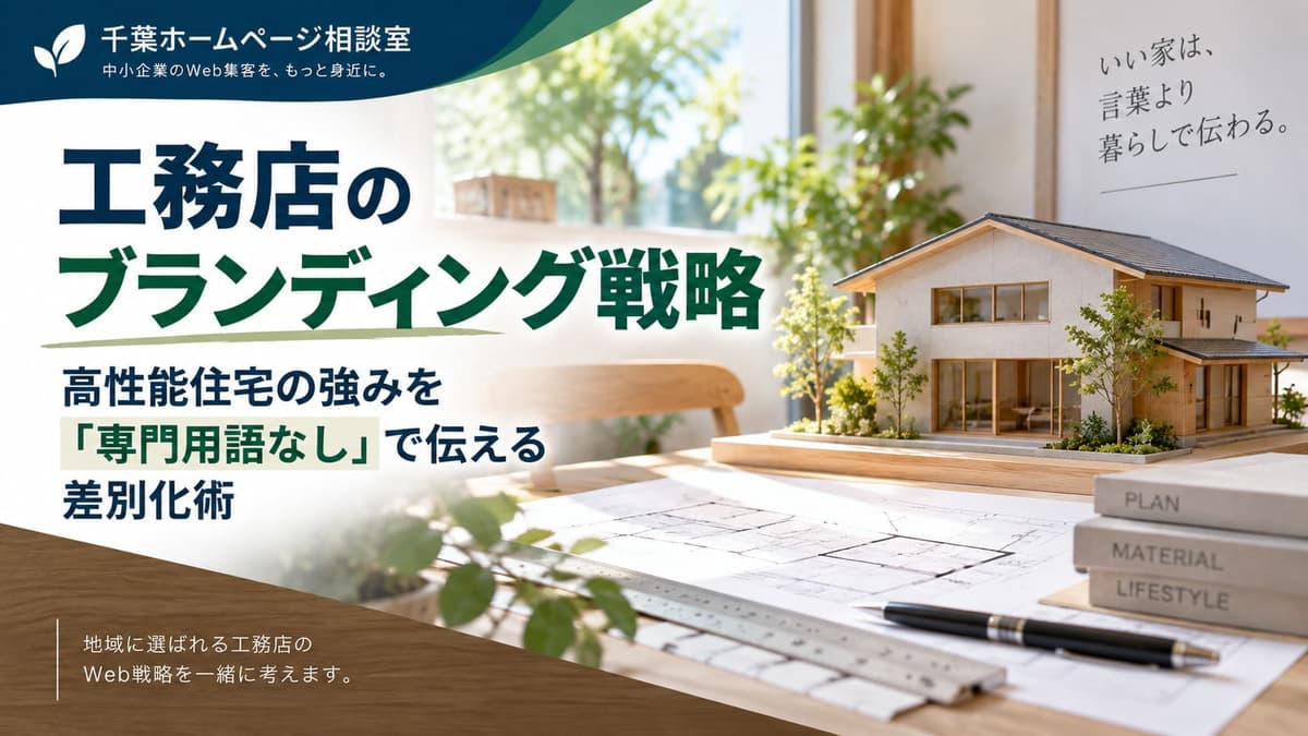 工務店のブランディング戦略 高性能住宅の強みを「専門用語なし」で伝える差別化術